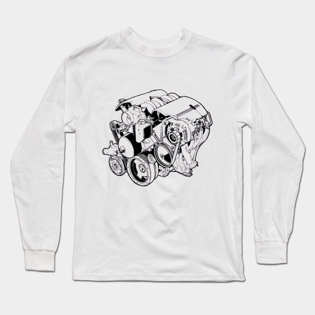 Engine Long Sleeve T-Shirt by stormjang